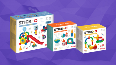 Magformers’ Stick-O Sets Bring 3D Building to Toddlers and Beyond