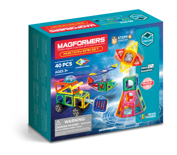 Mystery Spin 40 Pc Set Magformers US