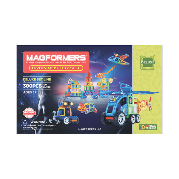 Magformers Brain Master 300Pc Magnetic Construction Educational 