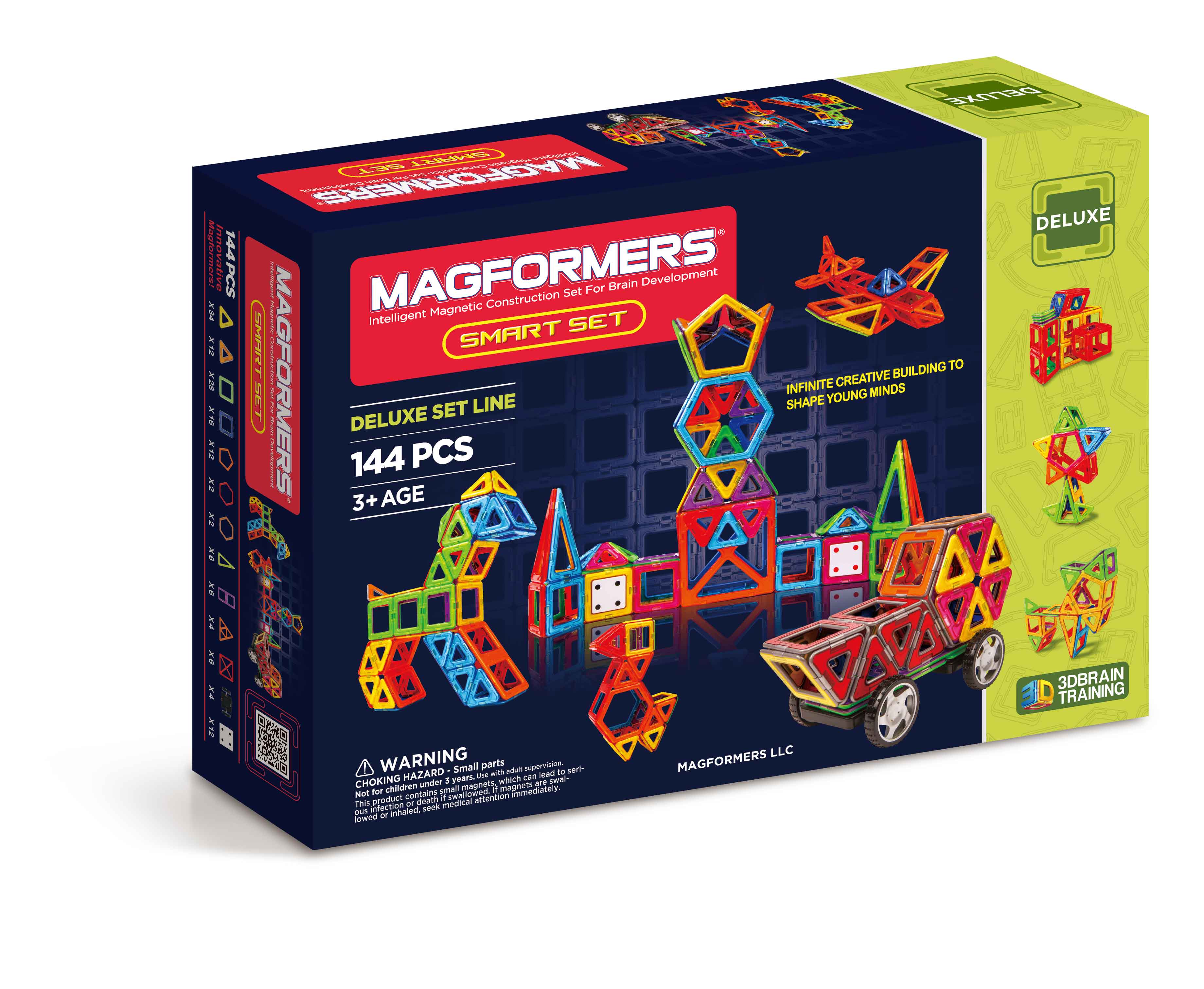 Magformers Smart 144pc Magnetic Construction Educational STEM Toy 