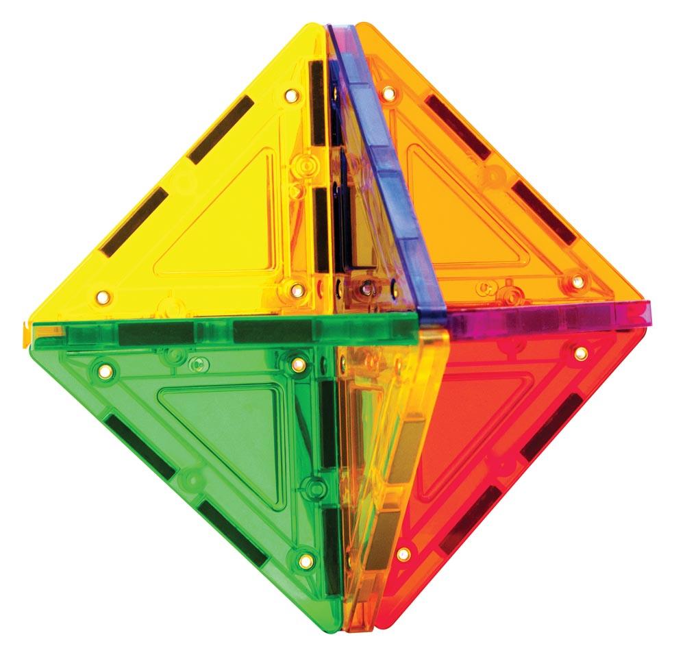 Tileblox Rainbow 30-Piece Set with Magnetic Activity Board - 9630948