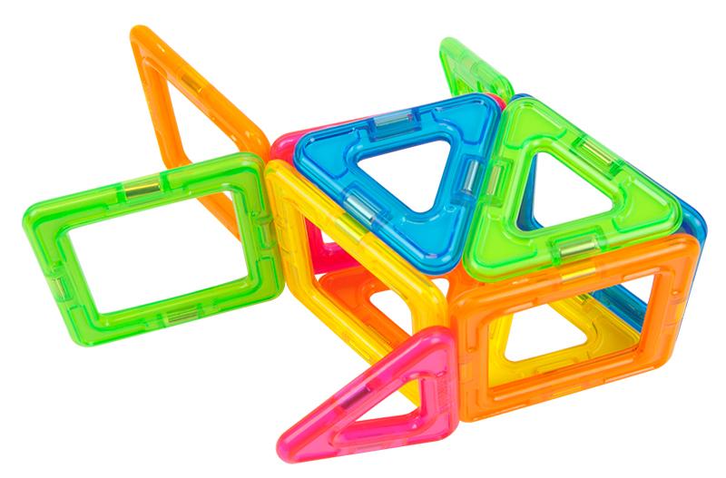 Magformers Neon 14Pc US – Construction Educational Magnetic Magformers STEM Toy