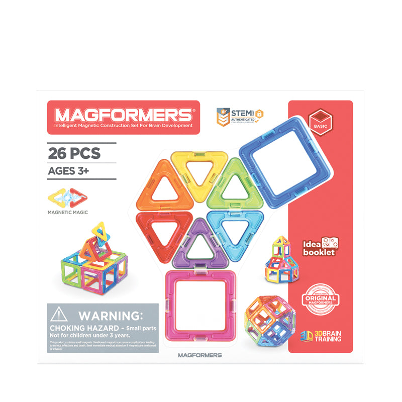 MAGFORMERS Girl Character 6 Pieces Add on, Rainbow Colors, Educational  Magnetic Geometric Shapes Tiles Building STEM Toy Set Ages 3+
