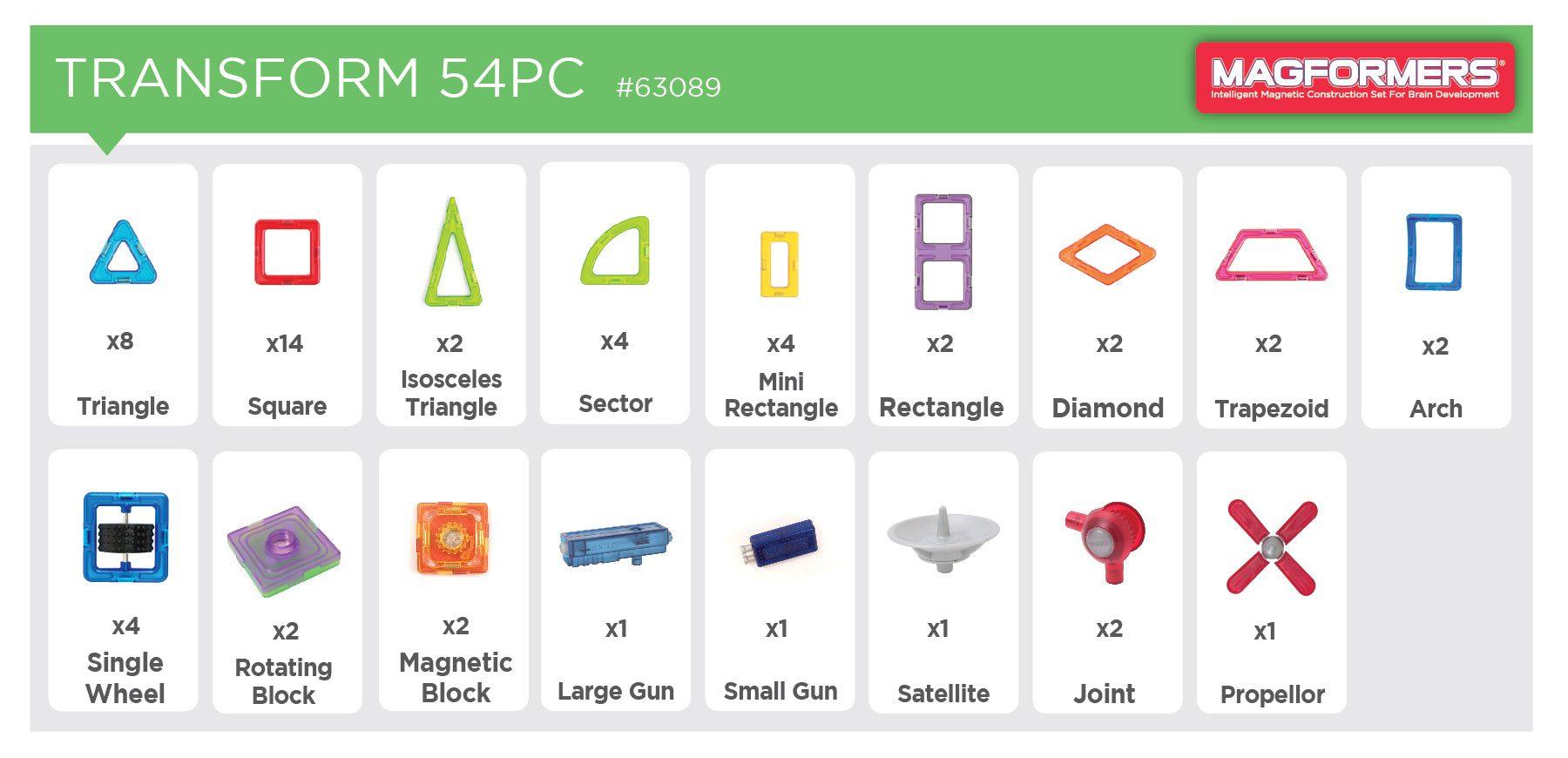Transform 54pc Set